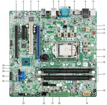 Bo mạch chủ máy chủ Dell PowerEdge T30 mainboard - 07T4MC / 7T4MC