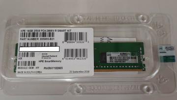 HPE 16GB (1x16GB) Dual Rank x8 DDR4-2666 CAS-19-19-19 Registered Smart Memory Kit